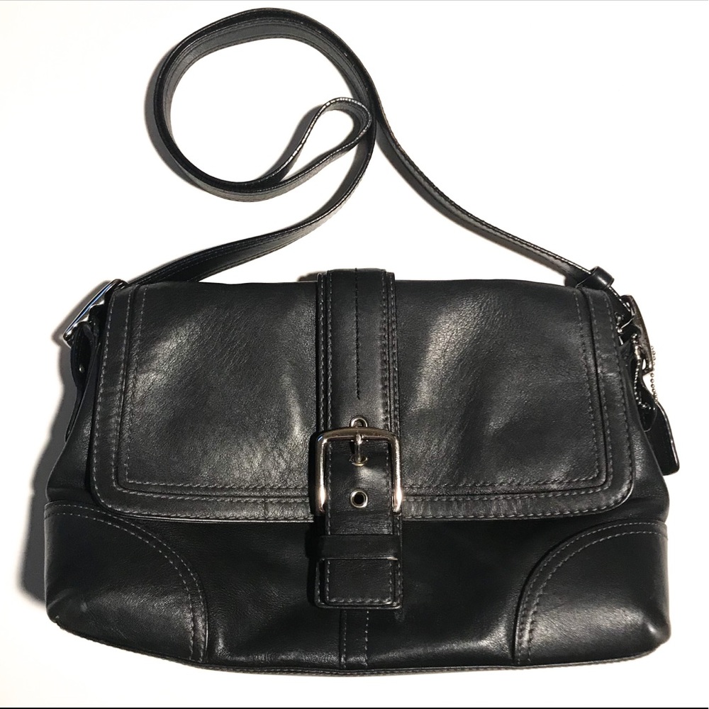 VTG Coach Black Crossbody Purse